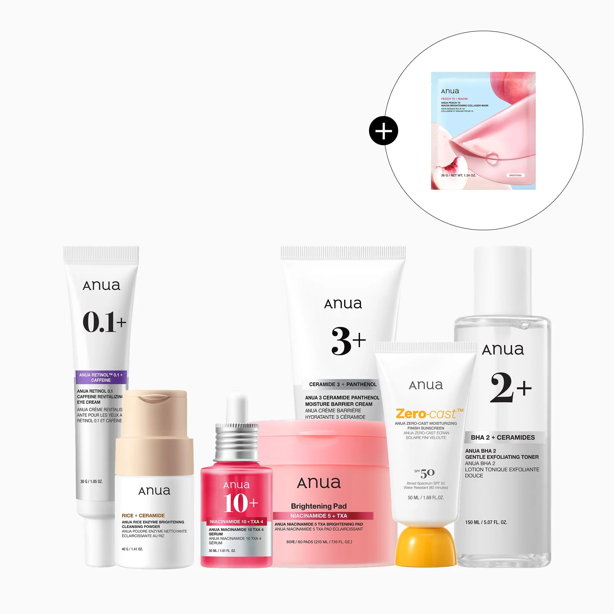 Anua US Bundle 7-Day Dark Spot Routine Set