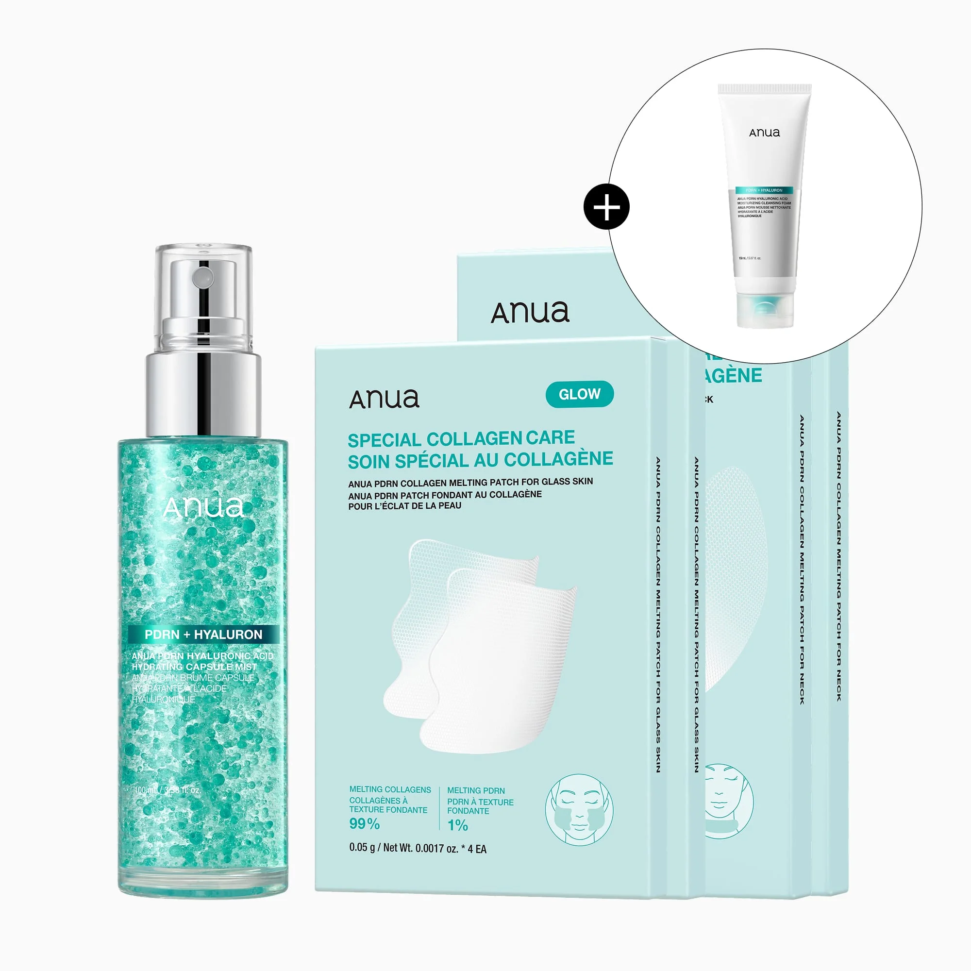 Anua US Bundle Full Care Set PDRN Collagen Wrinkle Smoothing Set