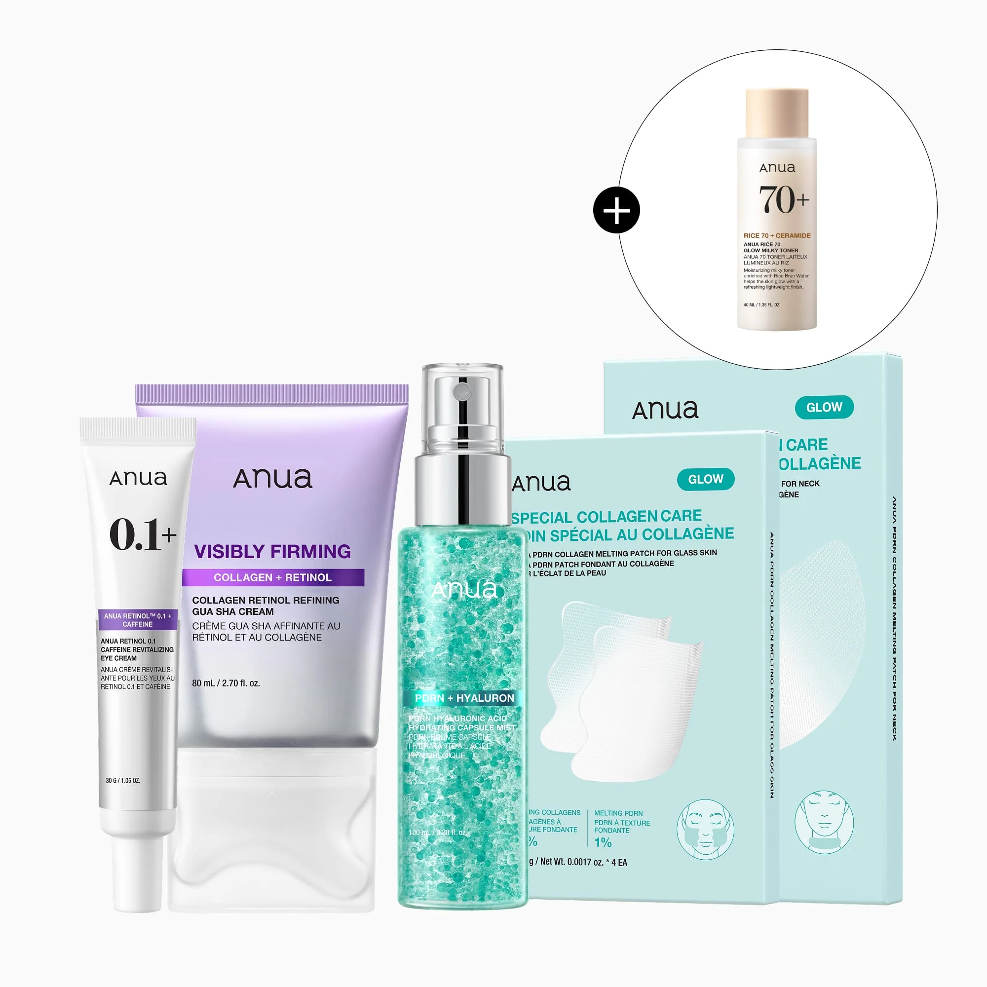 Anua US Bundle Full Face-to-Neck Firming Set