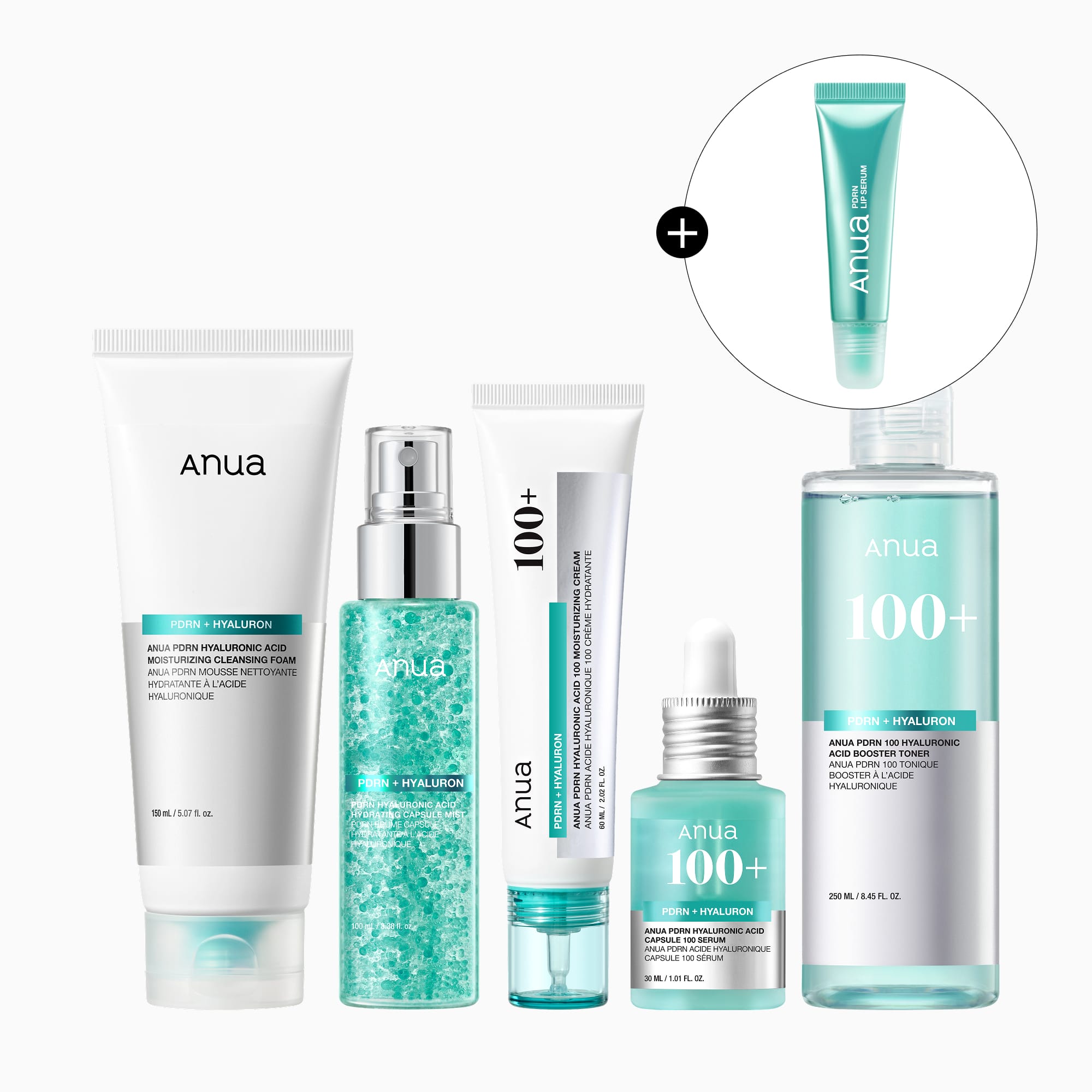 Anua US Bundle Viral PDRN 5-step Routine Set