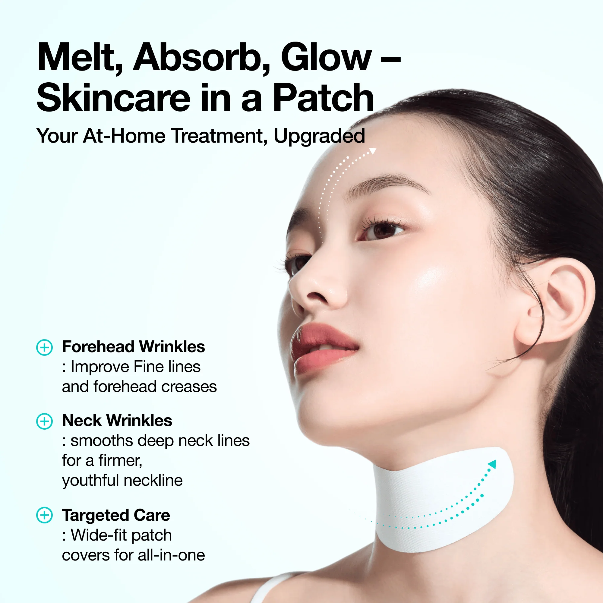 Anua US Spot Patches PDRN COLLAGEN MELTING PATCH FOR NECK 4ea