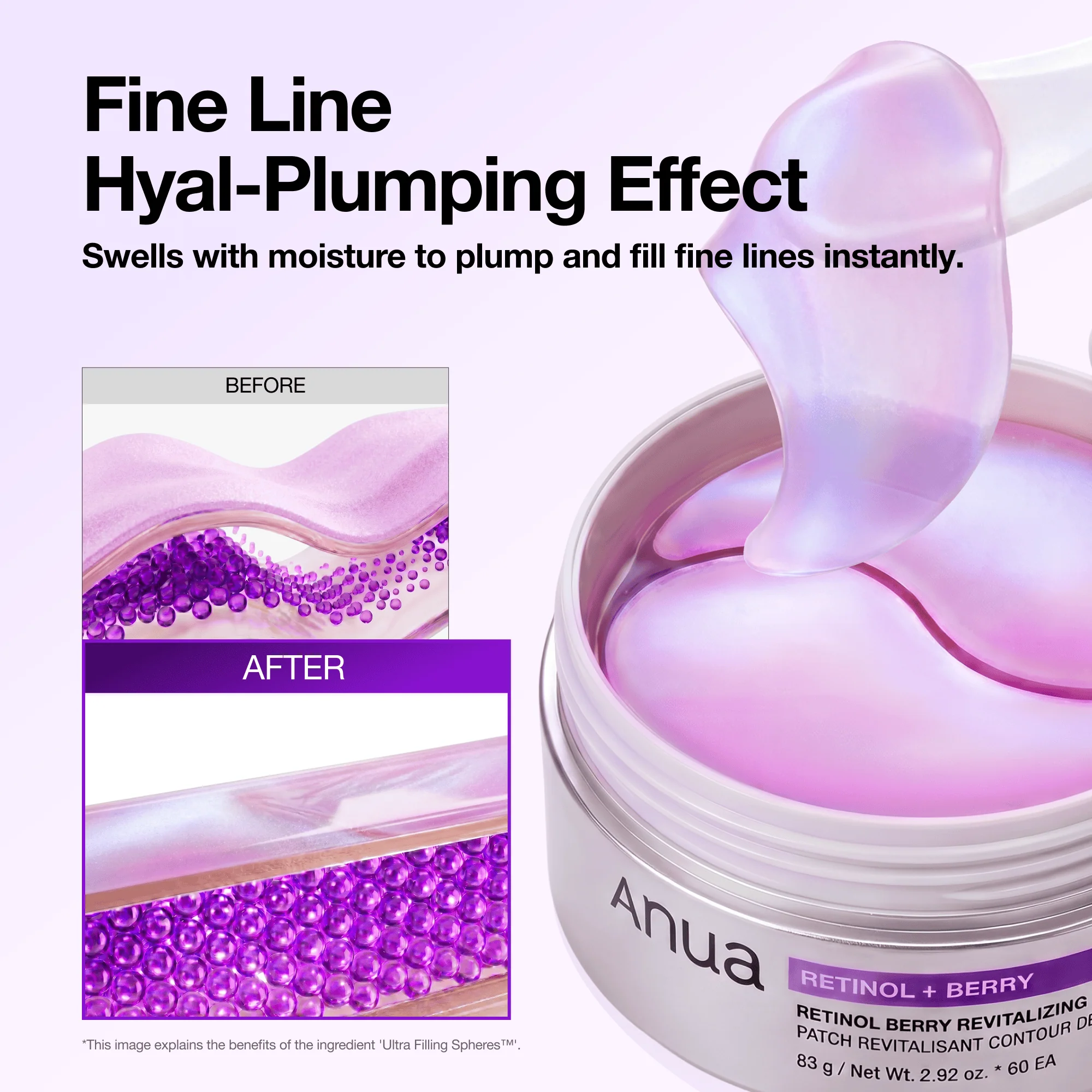 Anua US Spot Patches Retinol Berry Revitalizing Eye Patch